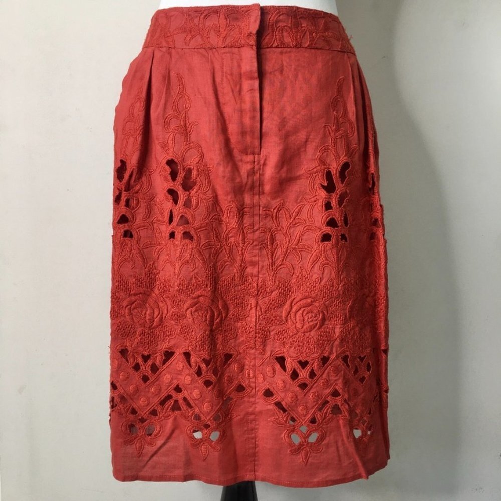 Anthropologie Yoana Baraschi Tomato Pocking Skirt - Picture 4 of 16